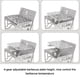 thumbnail image 2 of horno al aire libre Irfora Estufas desmontables para acampar al aire libre, horno portátil de acero inoxidable, accesorio de cocina multifuncional para Picnic, barbacoa, horno de leña Irfora horno al aire libre, 2 of 7