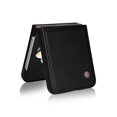 thumbnail image 5 of Mantto Leather Case for Samsung Galaxy Z Flip 4, Slim Luxury PU Leather Folding Cover with Magnetic Attraction Soft Silicone Shockproof Protective Case for Samsung Galaxy Z Flip 4,Black, 5 of 8