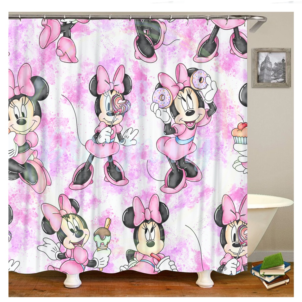 Winnie the Pooh Shower Curtain,M150*180cm,Bathroom Decor