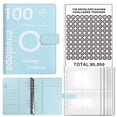 thumbnail image 4 of YAOMOBB Reusable Laminated Sheet Tracker Laminated Water Resistant 100 Envelopes Money Saving Challenge Binder with Cash Envelope Binder, 4 of 6