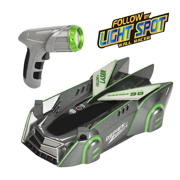 Remote Control Race Wall Climbing Car Radio Controlled Laser Gun Stunt Xmas Toy