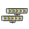 thumbnail image 1 of Par Faros Auxiliares Led De Lupa 6 Color Luz De Moto 44000lm 10 led Lab.G, Negro, 1 of 5