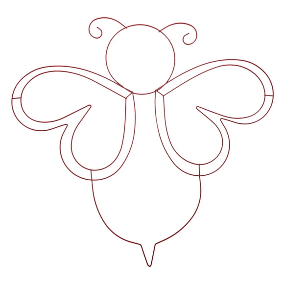 Miangastore Cadre de Couronne en Métal d'Abeille Forme de Fil en Forme d'Animal de Jardin Floral pour Projet de Bricolage de Mariage Décorations Suspendues de Vacances Intérieur Extérieur