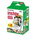 thumbnail image 2 of Fujifilm INSTAX Mini Instant Film 2 Pack = 20 Sheets (White) for Fujifilm Mini 8 & Mini 9 Cameras, 2 of 2