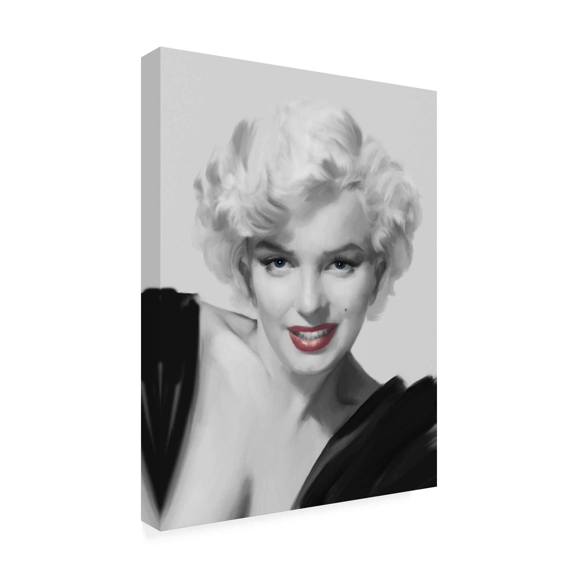 Trademark Fine Art 'The Look Red Lips' Canvas Art by Chris Consani