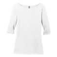 thumbnail image 5 of Yellow Rooster Women 3/4-Sleeve T-Shirts Female T-Shirt Bright White XS, 5 of 6