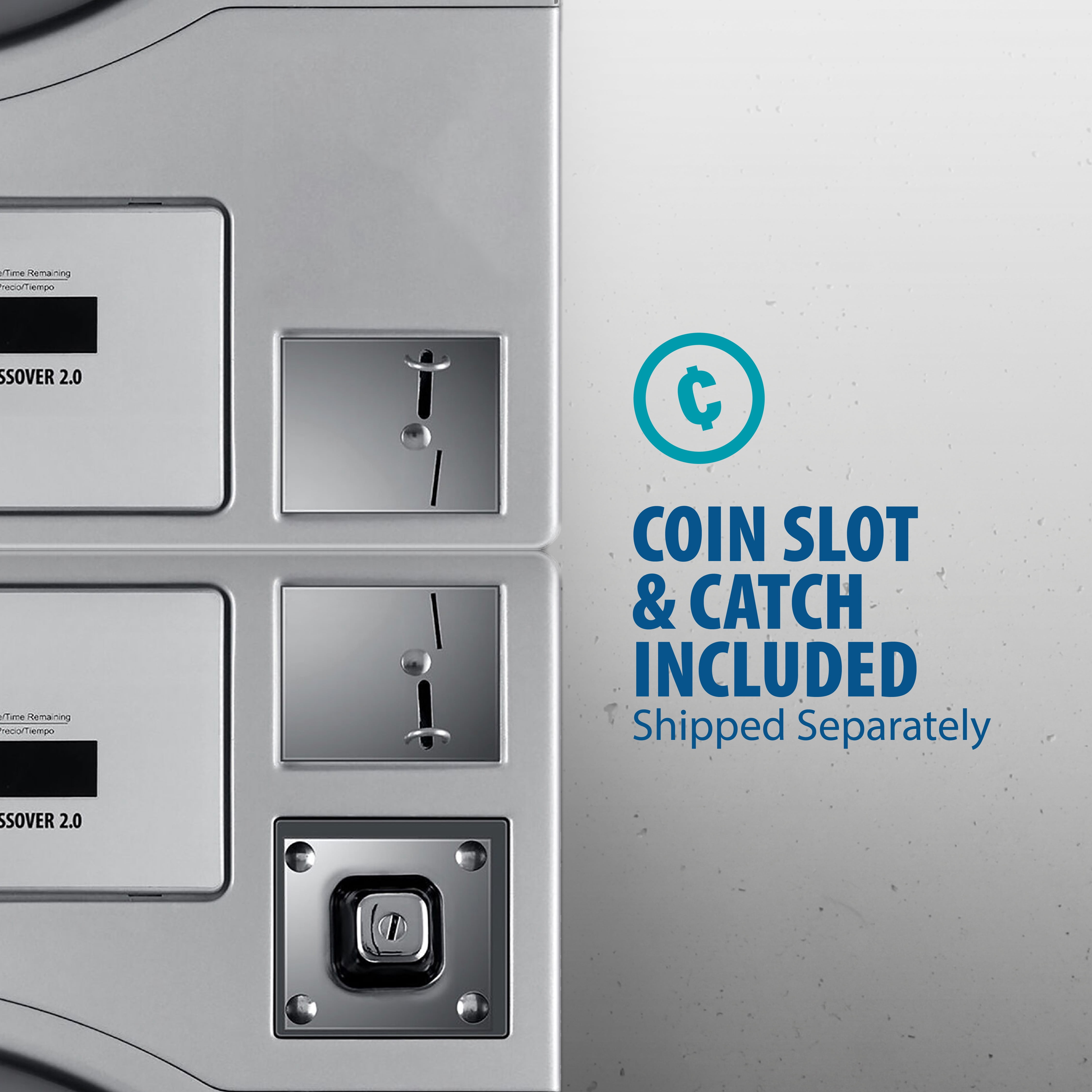 Crossover 2.0 by Wascomat 7-cu. ft. Coin Operated Gas Commercial Dryer Stacked Units, GAS DRYER/DRYER STACK