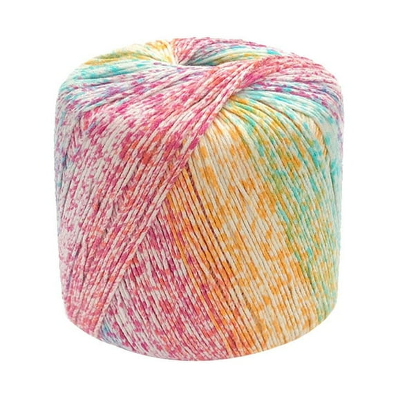 WRISTBIQUE Crochet Knitting Thread Cotton Yarn Multi For Blanket 1 Roll