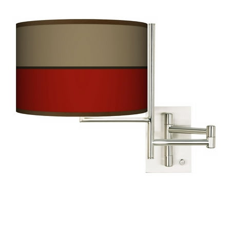 

Giclee Glow Tempo Empire Red Plug-In Swing Arm Wall Light
