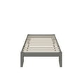 thumbnail image 4 of AFI Colorado 14" Wood Platform Bed Frame with 2 USB Ports, Twin, Grey, 4 of 5
