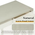 thumbnail image 4 of GZXS Farmhouse Entryway Console Table with 4 Drawers & X-Leg Design, 60.09"L x 15.75"W x 30"H, Beige, 4 of 9