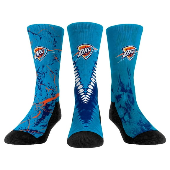 Youth Rock Em Socks Oklahoma City Thunder Three-Pack Crew Socks Set