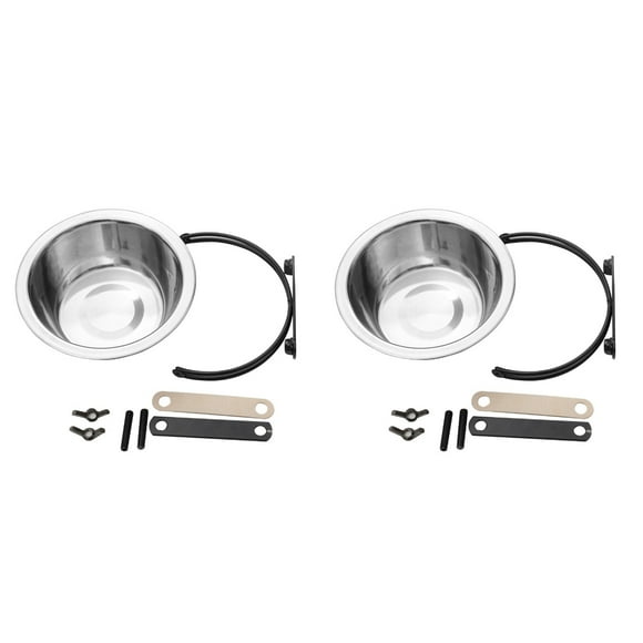 Dog Crate Water Bowl No Spill