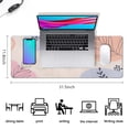 thumbnail image 5 of Large Gaming Mouse Pad: Enhance Gaming Precision - Abstract Art Design, Waterproof, Non-Slip Base - Modern Boho Leaves - Perfect Office Laptop Accessory - Extended Desk Pad - 31.5 X 11.8 Inch, 5 of 7