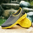 thumbnail image 5 of Men Mesh Water Shoes Slip On Casual Walking Outdoor Flats Sneakers Breathable, 5 of 7
