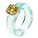 thumbnail image 2 of Anillo de diamantes de color gelatina, dulce y colorido, femenino y lindo, anillo de resina, anillo de diamantes, 2 of 3