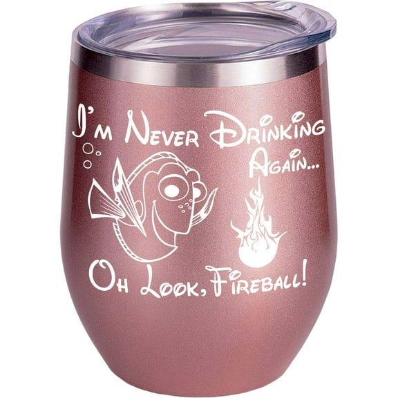 Drink Lover Gifts Drinker Finding Nemo Dory Present for Women Mug Cup Wine Glass Tumbler Coffee Idea