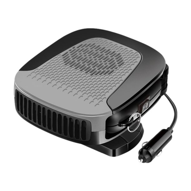 SGACAI Calentador de vehículo portátil de 150 W y 12 V, calentador eléctrico, ventilador de enfriamiento, descongelador