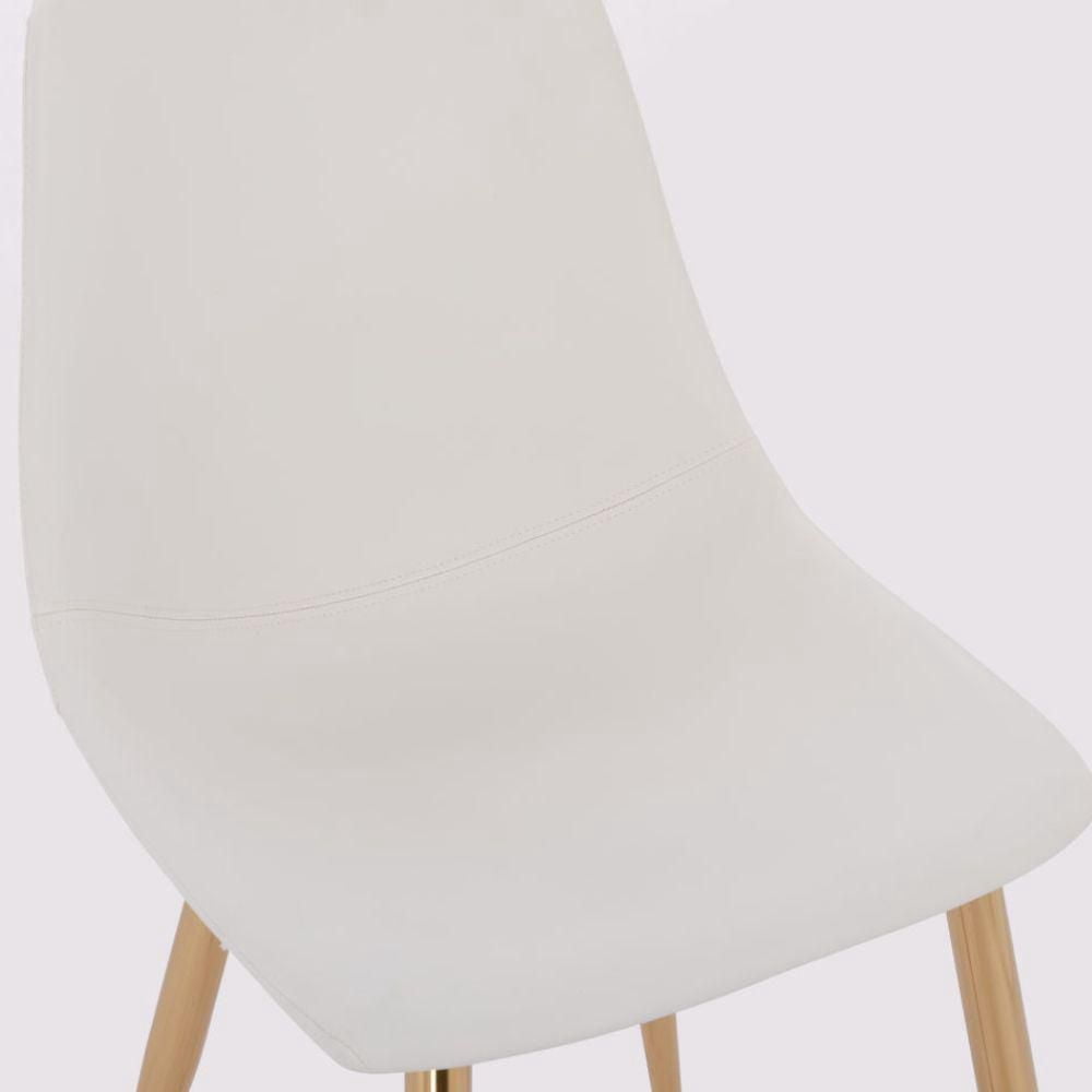 Domina Leather Dining Chair Accent chair Set of 2-Modern Classy Comfy chair