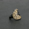 thumbnail image 5 of Spider Web Statement Ring for Women Goth Black Plated Cz Ginger Lyne Collection, 5 of 6