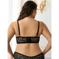 thumbnail image 2 of 1pc Plus Size Lace Bra, 2 of 4