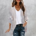 thumbnail image 5 of Hvyesh Chiffon Cardigan for Women Open Front Kimono Cardigan Lightweight Summer Cardigans Loose Casual Floral Print Cover Ups, 5 of 5