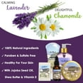 thumbnail image 4 of Aqua Elegante Bath Gift Basket For Women - Luxury Body Care Set With Lavender & Chamomile, 4 of 10