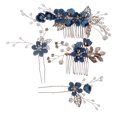 thumbnail image 1 of GOOHOCHY 1 juego de peineta de flores para el pelo, horquilla para el pelo de novia, accesorios para el pelo de boda, 1 of 7