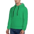 thumbnail image 3 of Sikiie Forestgreen Men's Hoodie, Essentials Hoodie, Sweatshirt, Pullover Hooded Sweatshirt for Men-Large, 3 of 7
