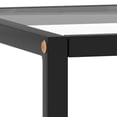 thumbnail image 3 of vidaXL Coffee Table Black with Tempered Glass 40x40x50 cm, 3 of 4