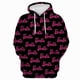 thumbnail image 4 of Sudadera con capucha rosa para mujer, sudadera con capucha con estampado de dibujos animados de Barbie, ropa deportiva de manga larga para primavera y otoño, ropa para niñas, sudadera informal holgada, 4 of 4