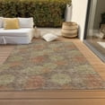 thumbnail image 6 of Addison Rugs Chantille Indoor/Outdoor Transitional Circles Brown Washable Rectangle Rug, 9' x 12', 6 of 6