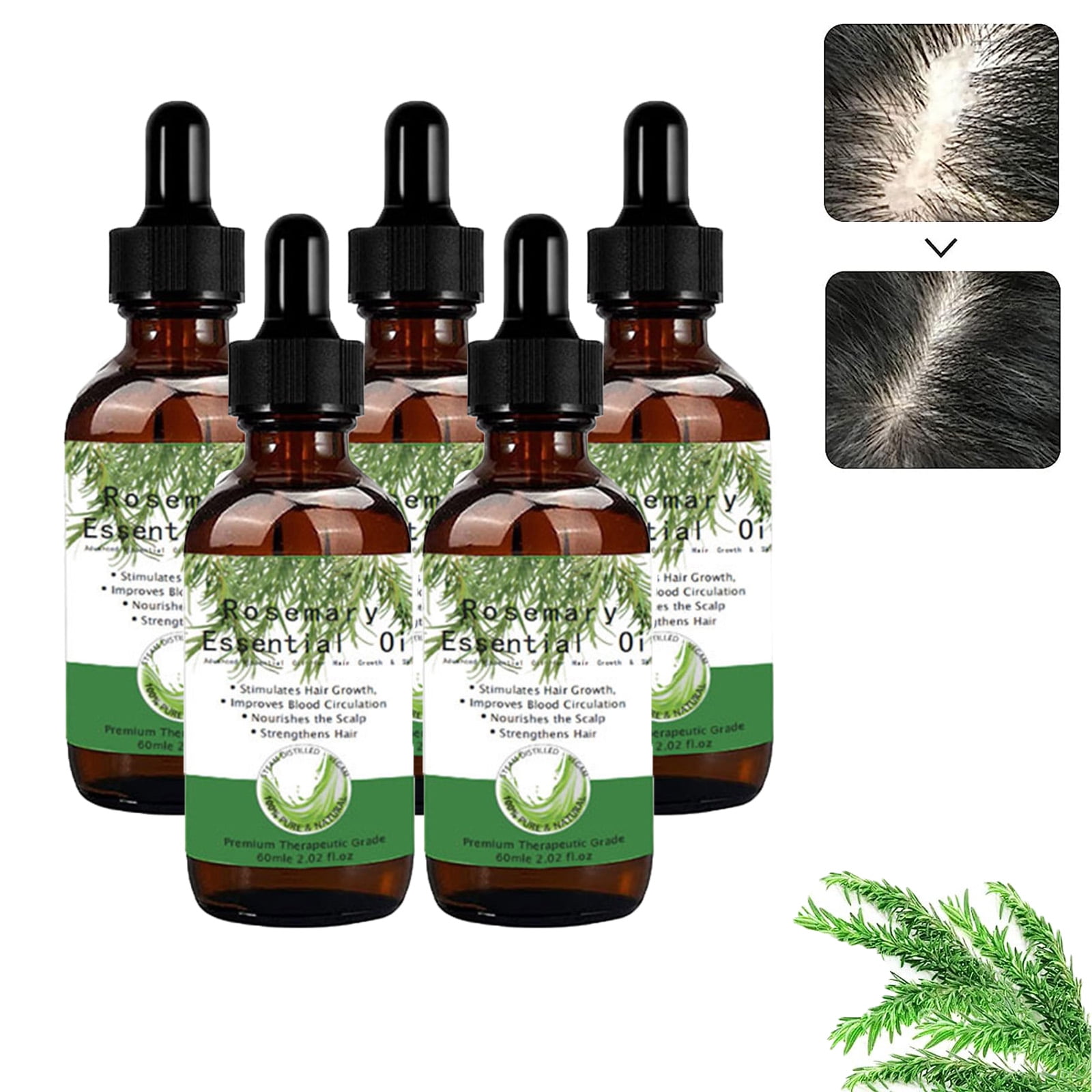Rosemary Oil for Hair Growth Organic, Rosemary Essential Oils, 100