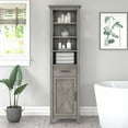 thumbnail image 4 of Bush Furniture Key West Tall Bathroom Storage Cabinet in Driftwood Gray, 4 of 8