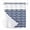 Navy Blue, variant on No Hook Shower Curtain, Geometric Blue Ombre Standard Shower Curtain with Snap in Liner, Modern Gradient White Ocean Striped Waterproof Washable Fabric Bathroom Curtains Sets, 72"W x 72"L
