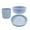Gray Blue, variant on JYYYBF Silicone Baby Feeding Set Plate and Bowl Cup with Fork Spoon Self Feeding Eating Utensils Weaning Supplies Dinnerware