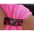 thumbnail image 1 of Cinta rosa manga Scrunchies Concientización sobre el cáncer de mama corbatas de manga (PAR) Envolturas de manga, 1 of 5