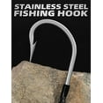 thumbnail image 6 of BLUEWING Big Game Trolling Lure 14in Trolling Pro Fishing Lures Saltwater Teaser with Mono Fishing Line and Stainless Steel Fishing Hook for Wahoo Tuna Marlin Mahi Mahi C7, 6 of 8
