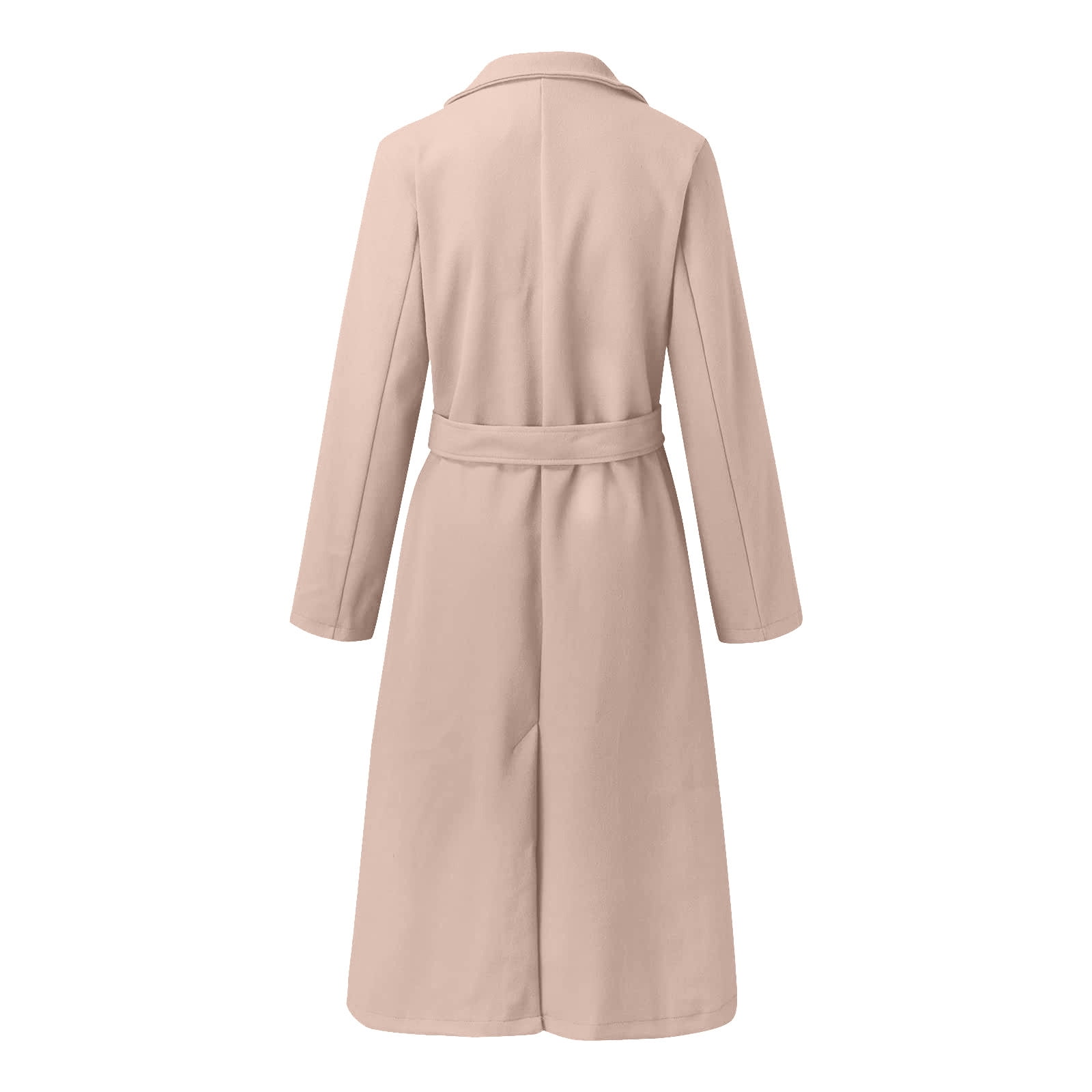 Baby Solid Pink Wool Blend Coat with Leopard Faux Fur Collar