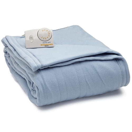 Biddeford 10219032108535 Comfort Knit Fleece Electric Heated Blanket
