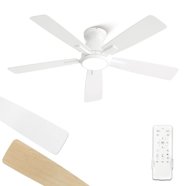 Ventilador de Techo Fanbulous 46" con Luz LED de 20W y Control Remoto de 6 Velocidades