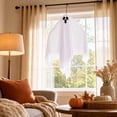 thumbnail image 6 of Twfbrm Halloween Hanging Ghosts, 25 Inch White Hanging Swing Ghosts Decorations with LED Light, Waterproof Flying Ghost Halloween Decoration for Front Door, Indoor, Outdoor Doorway, 6 of 8