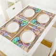 thumbnail image 5 of BUBBLE GUPPIES Place Mats, Decorative Placemats Set of 4 Washable Table Mats for Indoors & Outdoors Dining Table Setting Birthday Party Supplies, 12 X 18 Inch, 5 of 8