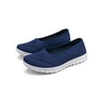thumbnail image 4 of Gomelly Womens Flats Slip On Sneakers Comfort Casual Shoes Lightweight Sock Sneaker Work Sports Walking Shoe Dark Blue 5.5, 4 of 9