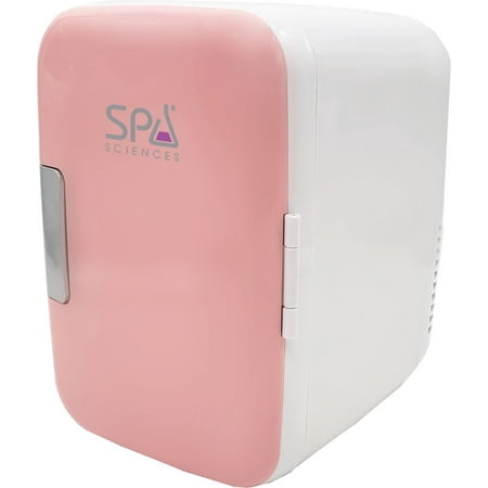 Spa Sciences COOL, Skincare Beauty Fridge with Warming Function, Pink