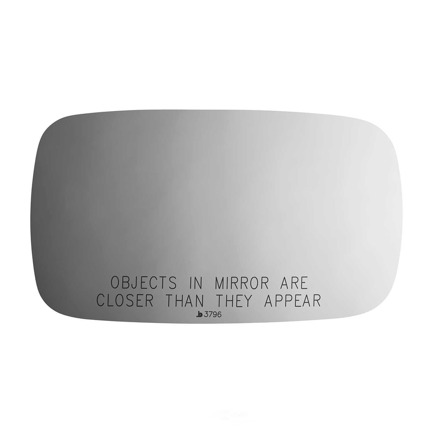 Burco Side View Mirror Replacement Glass - Clear Glass - 3796
