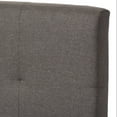 thumbnail image 7 of Baxton Studio Brookfield Modern and Contemporary Fabric Upholstered Grid-Tufted Queen-Size Bed, 7 of 7