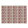 thumbnail image 1 of Floral Cutting Board, Pattern of Flowers on a Pale Background Romantic Spring Petals Leaves, Decorative Tempered Glass Cutting and Serving Board, Large Size, Pale Grey Orange Taupe, by Ambesonne, 1 of 1