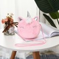 thumbnail image 1 of Petit Sac à Main pour Filles Mini Sac Messager Porte-Monnaie Portefeuille pour Enfants Sac en Peluche Licorne Sac à Clés Animal Sac de Rangement Rond Petit Sac, 1 of 2