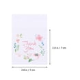 thumbnail image 3 of 100 Pcs Self Adhesive Thank You Rose Flower Decorated Packaging Bags for Candy and Cookies 7x10cm, 3 of 3